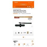 Commercial door closure