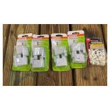 5pc Fluorescent Lamp Holders & Coaxial Staples
