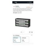 Plastic drawer storage containers