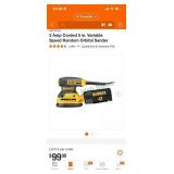 Dewalt orbital sander 5'