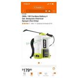 Ryobi 18v backpack sprayer