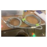 2 rubber coated cables