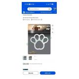 Paw Print Decals