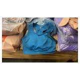 Large teal sports bras