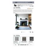 Floating mantle shelf 48 in ash grey