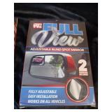 3 FULL VIEW / ADJUSTABLE BLIND SPOT MIRRORS / NEW