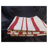 RED & WHITE RUG