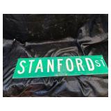 STANFORD STREET SIGN 24 X 6 ALUMINUM