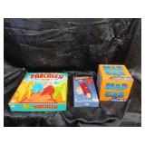 3 GAMES - MAD GAB, PARCHEESI, IN A WOBBLE