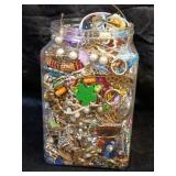 JUG OF JEWELRY