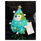 'FEATHERED FRIENDS' SPARKLE / 4 HOLIDAY OWLS