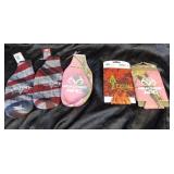 CAN & BOTTLE COOZIES / NEW / 5 PCS