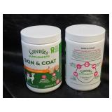 NEW GREENIES SUPPLEMENTS SKIN & COAT 2X 418 GRAMS