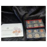 1989 UNCIRCULATED COIN SET D&P MINT MARKS