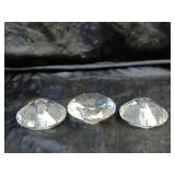 CLEAR CRYSTAL 'KNOBS' DECOR
