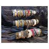 BRACELETS BONANZA!!!  APPROX:  75 PCS