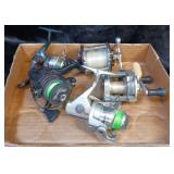 FISHING REELS LOT / 5 PCS