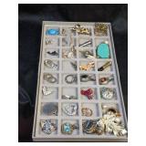PIN & PENDANTS + / JEWELRY LOT  / OVER 30 ITEMS