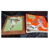 BASEBALL CARD ALBUM + MOUNTED PIC OF COWBOYS #22
