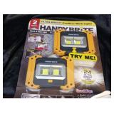NOS 2 PACK BATTERY CORDLESS WORK LIGHT