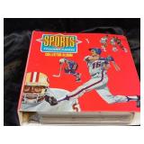 SPORTS TRADING CARDS / COLLECTOR ALBUM / 42 PAGES
