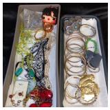2-TRAY JEWELRY MISCELLANY