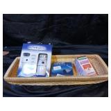 WOVEN BASKET W/ PERSONAL PRODUCTS / ALL NEW