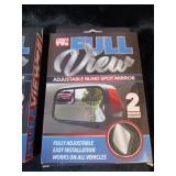 3 NEW FULL VIEW BLIND SPOT MIRRORS, 2 MIRRORS EACH