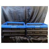 CLEVERMADE  CRATES / COLLAPSIBLE STORAGE  / 2 PCS