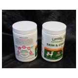 NOS GREENIES SKIN AND COAT SUPPLEMENT 14.7oz / 2pk