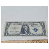 U S / $1 CURRENCY / SILVER CERTIFICATE
