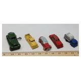 VERY VINTAGE MINIATURE VEHICLES / MIXED / 5 PCS