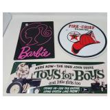 RETRO TIN SIGNAGE / 3 PCS