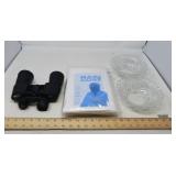 VINTAGE BOWLS  / BINOCULARS / EMERGENCY RAINCOAT