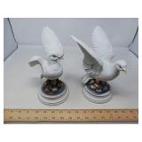 VINTAGE BISQUE PORCELAIN DOVEN FIGURINES / 2