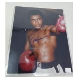 COLOR PHOTO / SIGNED -  MUHAMMAD ALI  / WITH COA