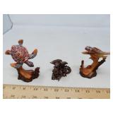 NOVELTY COLLECTIBLE FIGURINES / 3 PCS / NEW