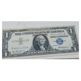 U S CURRENCY / SILVER CERTIFICATE $1
