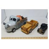 3 VINTAGE LOOK MODEL TRUCK DECOR