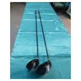 2 GOLF CLUBS WILSON ULTRA BLK W/ COVERS