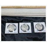 U S COIN LOT / KENNEDY HALF DOLLARS / 3 COINS