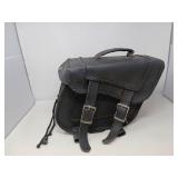 LEATHER MOTORCYCLE SADDLE BAG 16 X 11