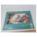 THOMAS KINKADE ART / TEMPERED GLASS CUTTING BOARD