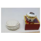 2 LENOX TRINKET BOXES