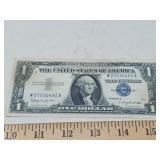 U S CURRENCY / SILVER CERTIFICATE / $1