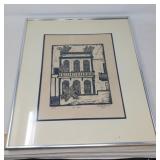 WOODCUT PRINT HELEN MARROW 1974 3/20 17' X 20'