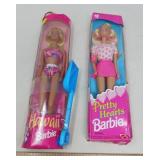HAWAII BARBII 24614 &PRETTY HEARTS BARBIE 14473