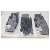 PRO-SAFE WORK GLOVES / NEW / 3 PAIRS