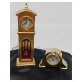 COLLECTIBLE MINIATURE CLOCKS / NEW