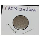 1903 INDIAN HEAD PENNY IN SLEEVE/ 1 COIN